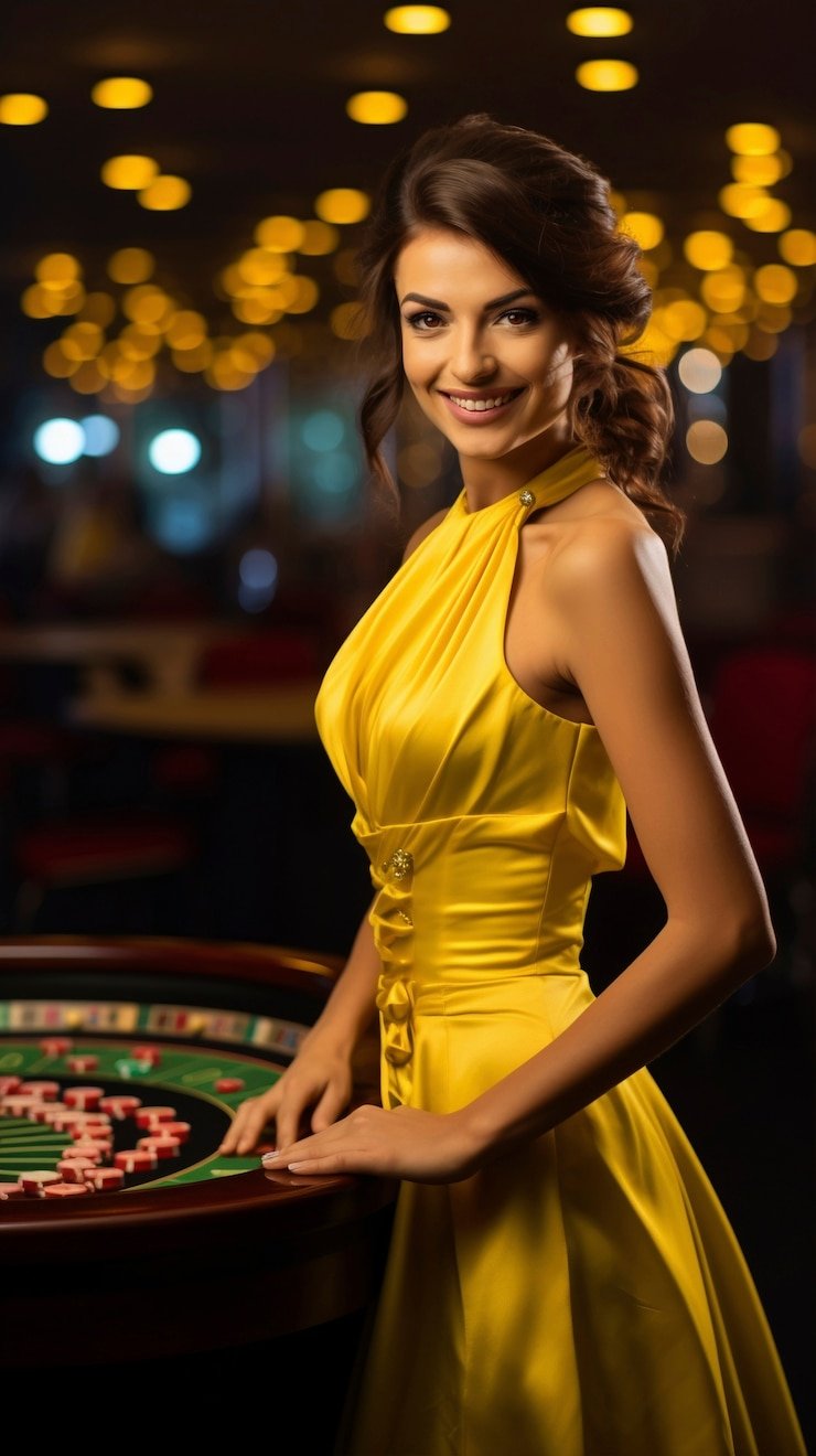 Layar Speed Baccarat adipati slot dengan dealer dan meja kartu HD